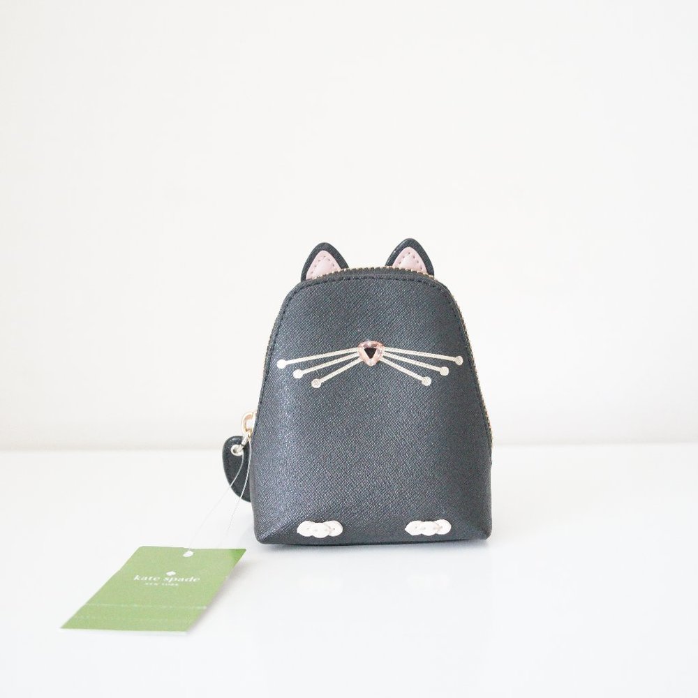 NWT Kate Spade Jazz Things Up Cat Coin Purse